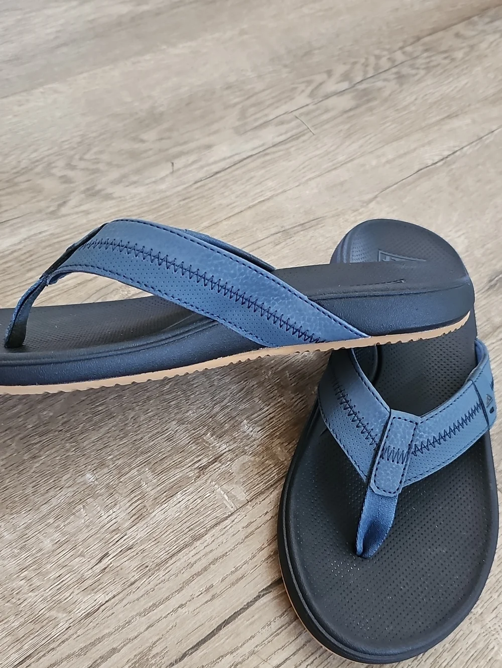 Men's REEF Flip Flops Dark Blue Cushion Phantom 2.0 sz 8 US